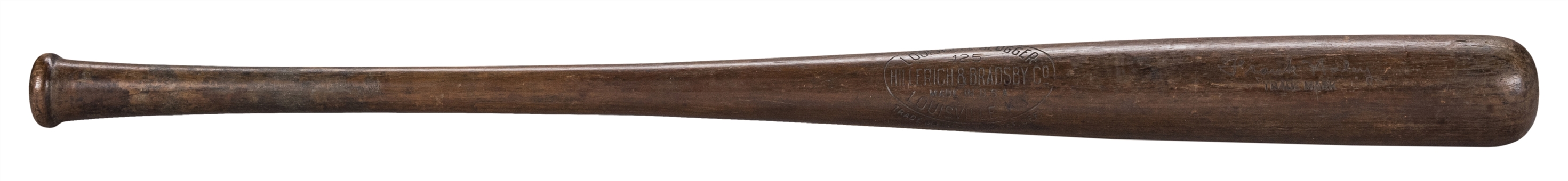 1928-1929 Frank Haley Game Used Hillerich & Bradsby Bat (PSA/DNA)
